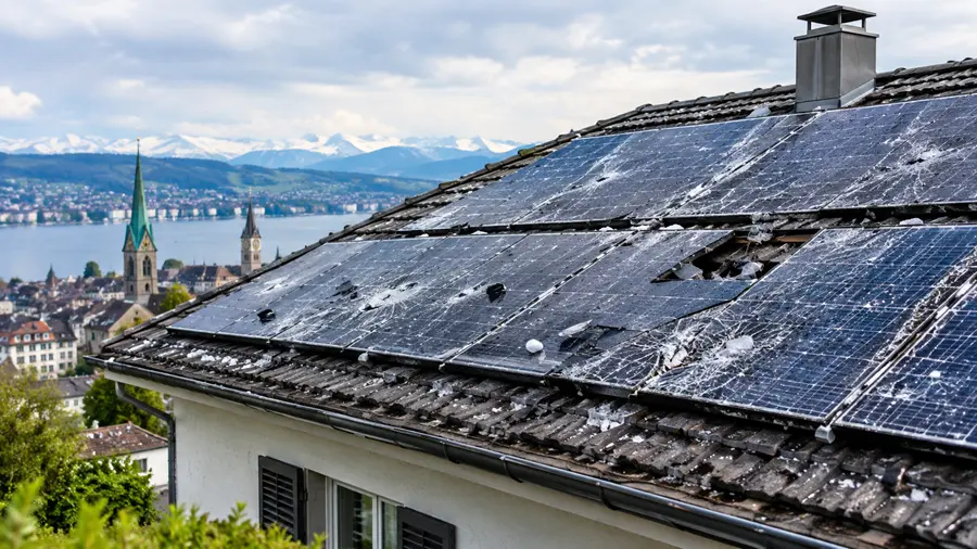 Hagelschaden Wir untestützen unkompliziert Eno solar