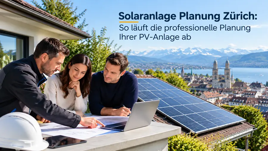Solaranlage Planung Zürich – Dachanalyse und Modulplan für eine Photovoltaikanlage | eno solar