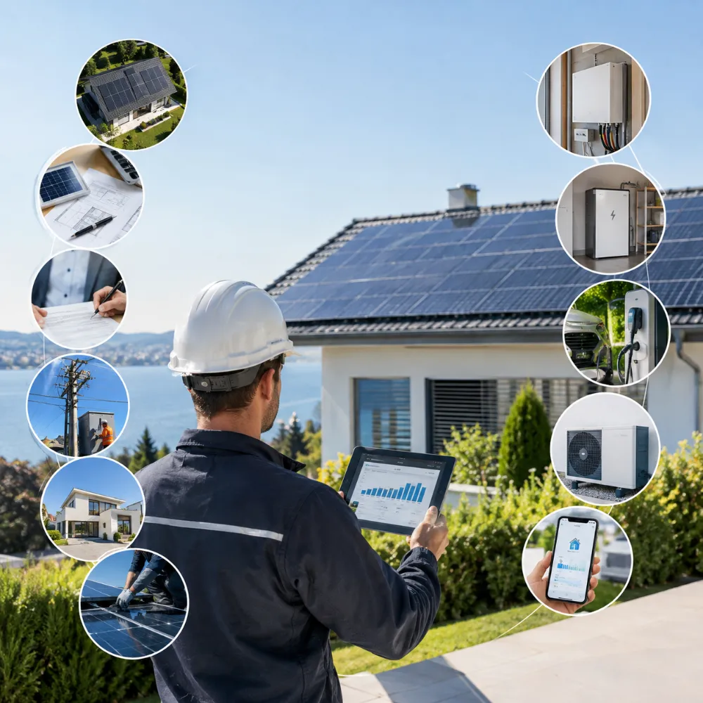 Photovoltaik Zollikon Solaranlage & Solarstrom vom Profi